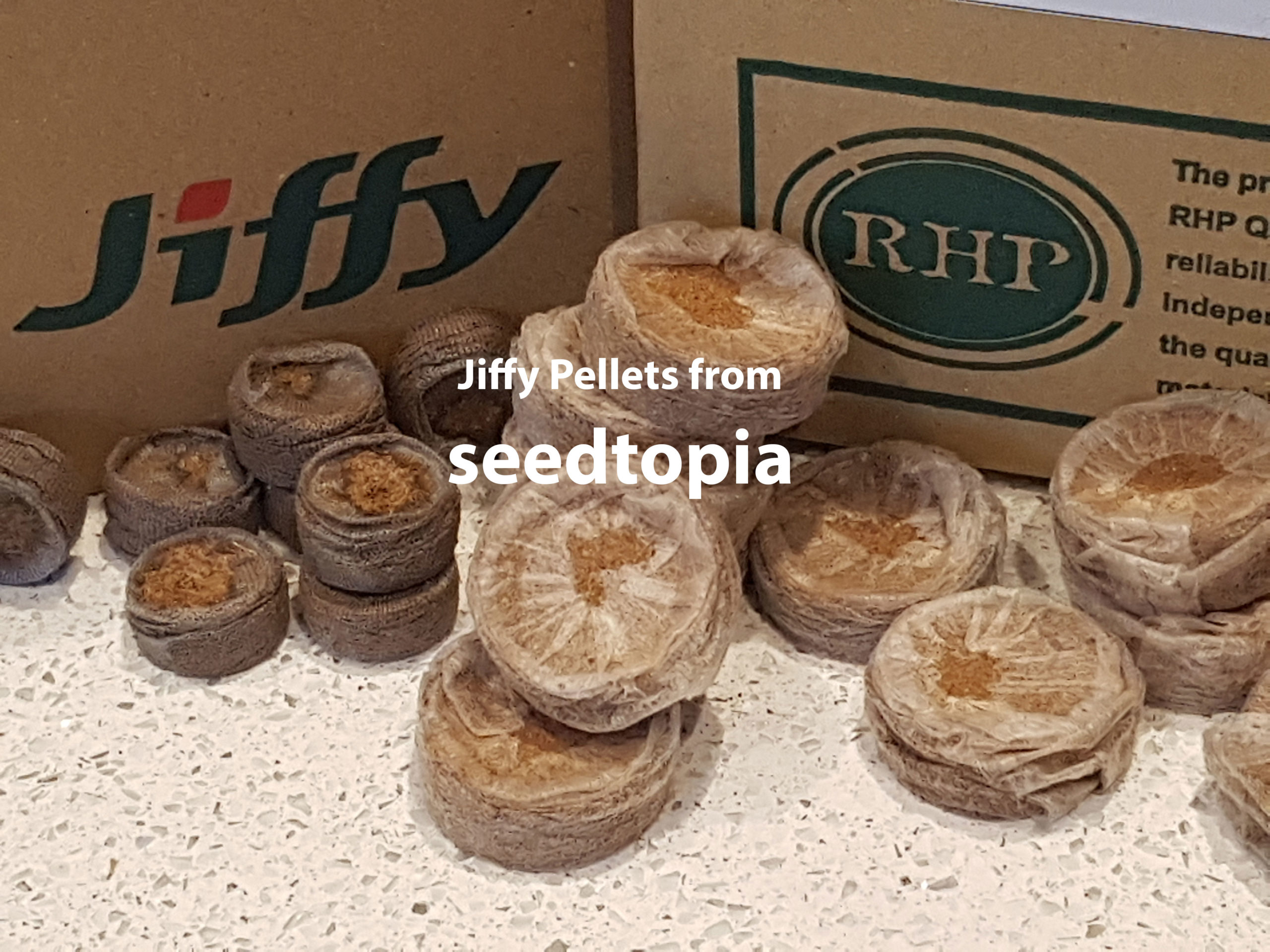 Jiffy 7C 50mm Pellets Coco Coir Based Growing Media Seed Starter